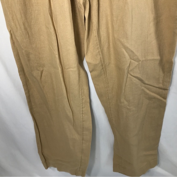 Who What Wear Mid Rise Ankle Tapered Trousers Tan Size Med Inseam 27 Women's NWT - Picture 5 of 8